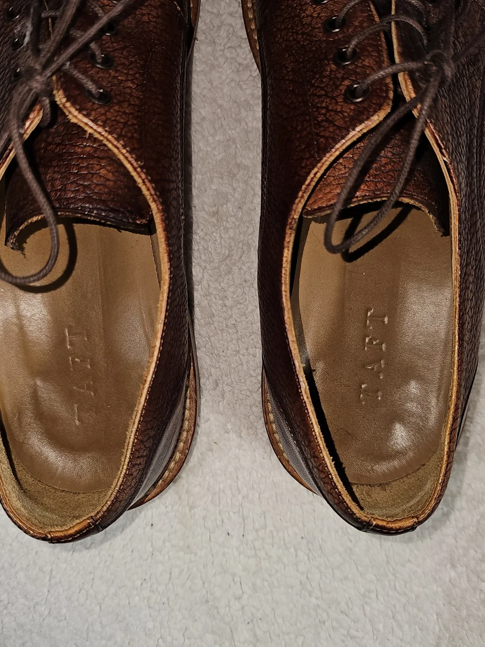 TAFT Rome Dress Shoes in Brown Size 46/Us 13